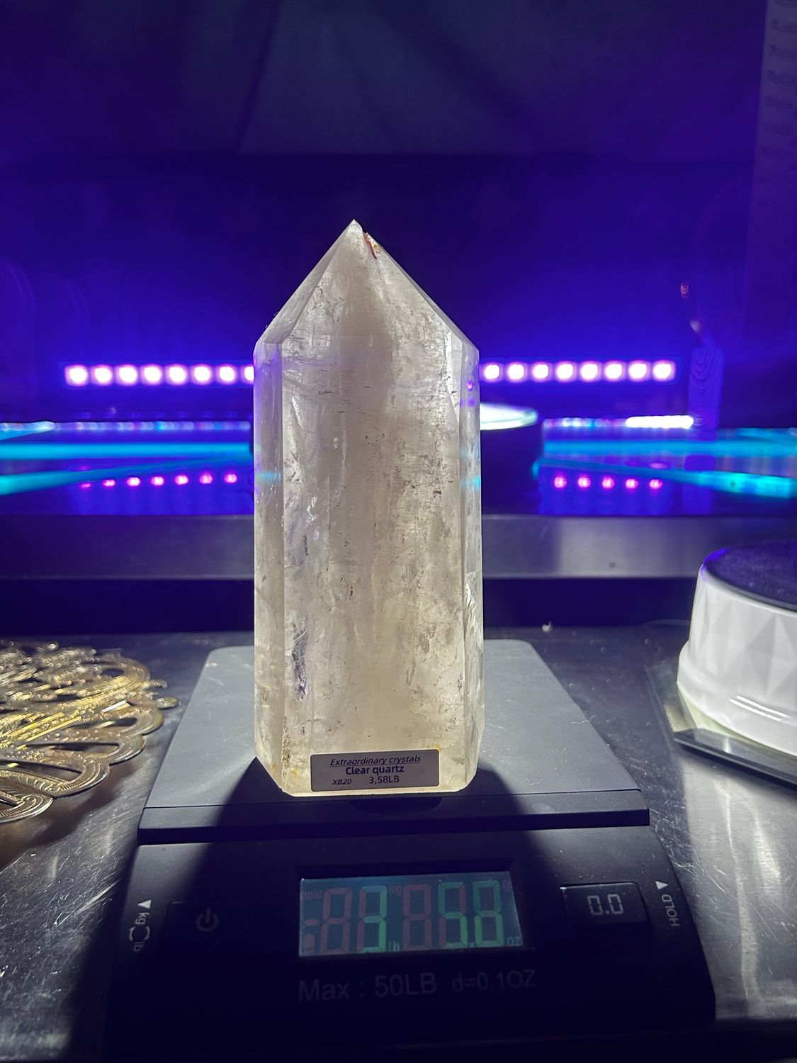 Clear Quartz Crystal point