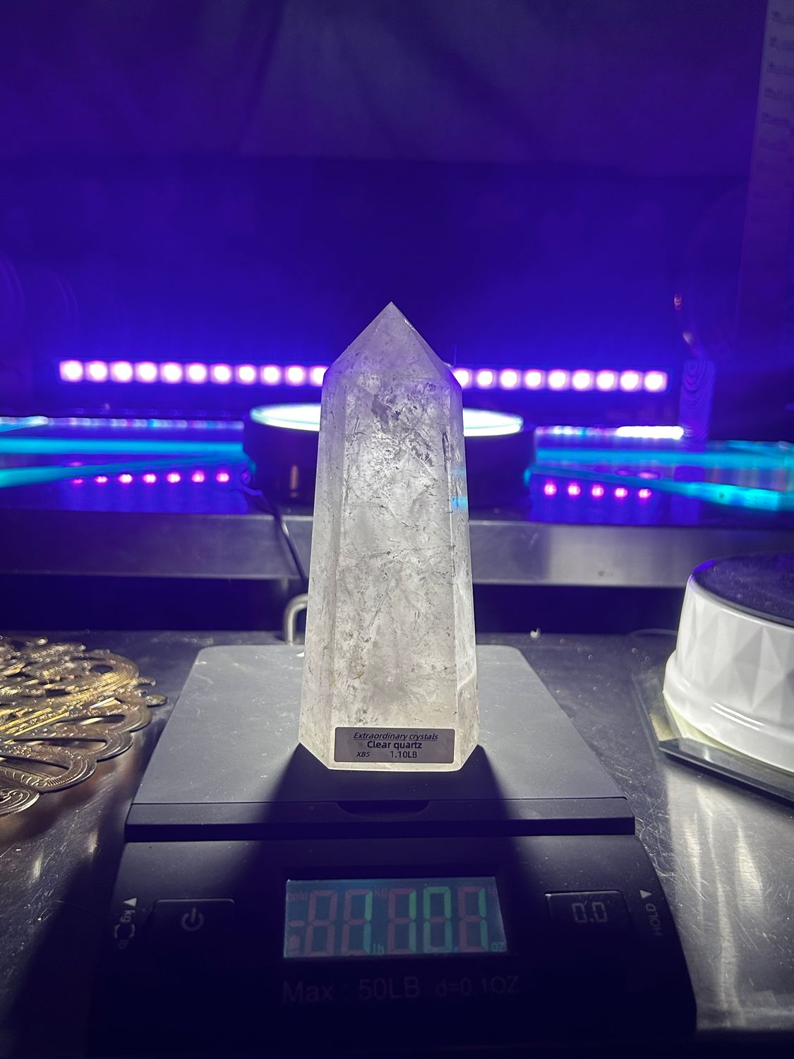 Clear Quartz Crystal point