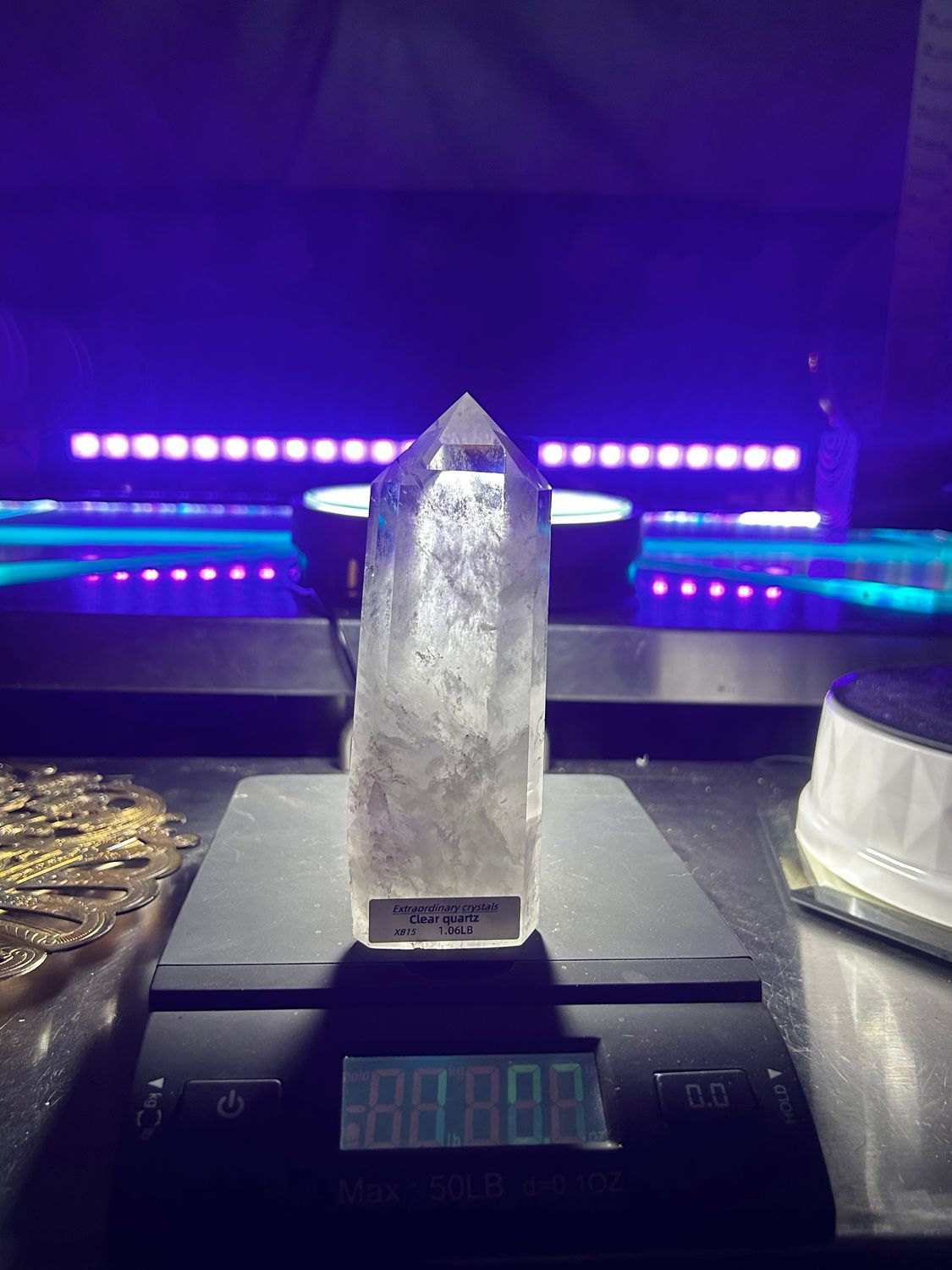 Clear Quartz Crystal point
