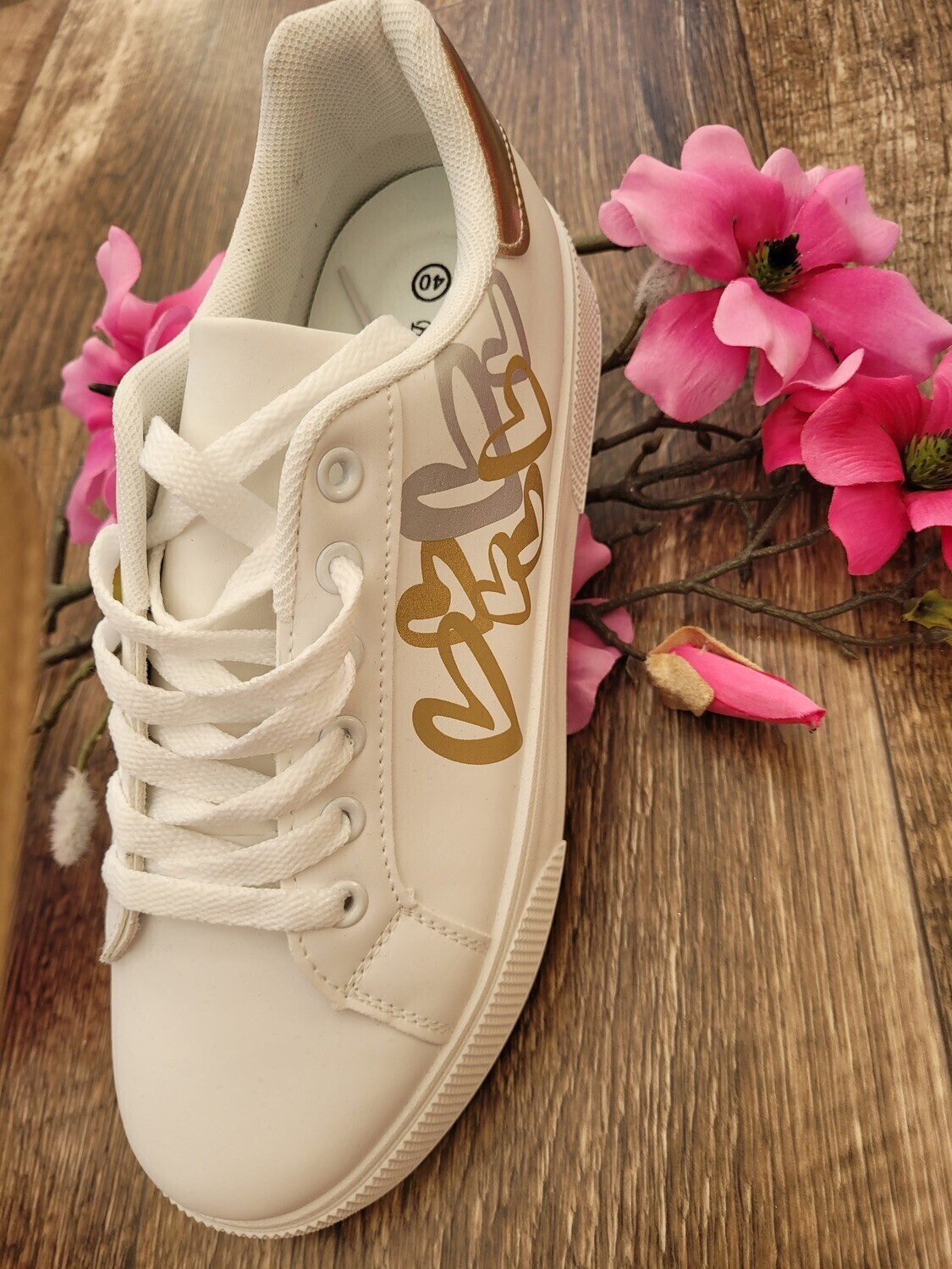Sneakers Hart Goud