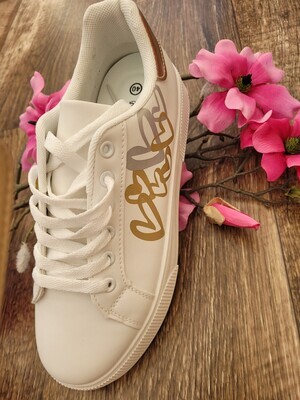 Sneakers Hart Goud