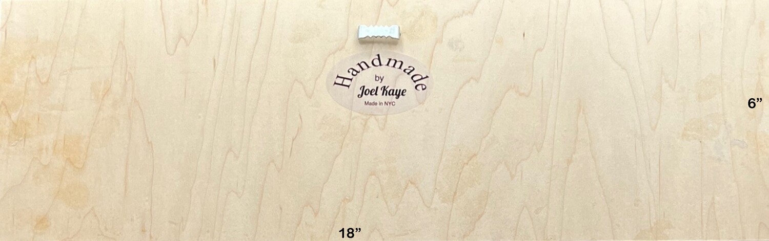 Russ &amp; Daughters maple wood sign &quot;18x6&quot;