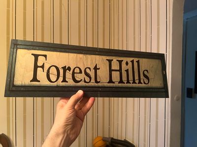 Forest Hills LIRR Sign 18&quot;x6&quot;