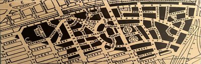 Old Forest Hills Map 18&quot;x6&quot;