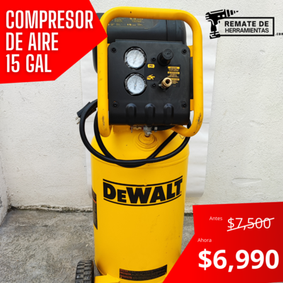 COMPRESOR DE AIRE 15 GAL DEWALT