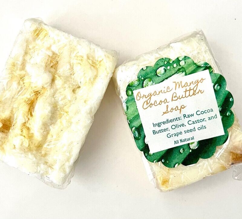 Organic Hand Made Mango Cocoa Butter Soap