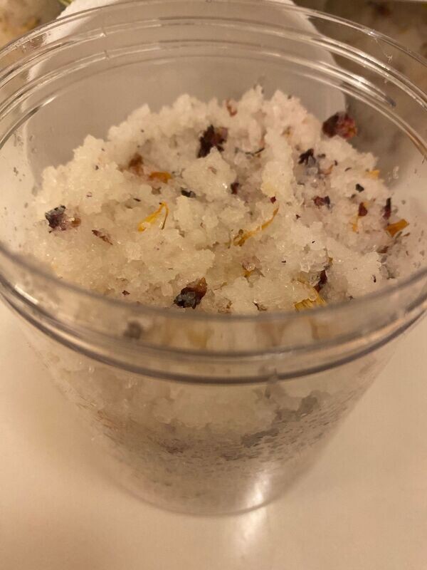 Organic Coconut Rose Bath Salts