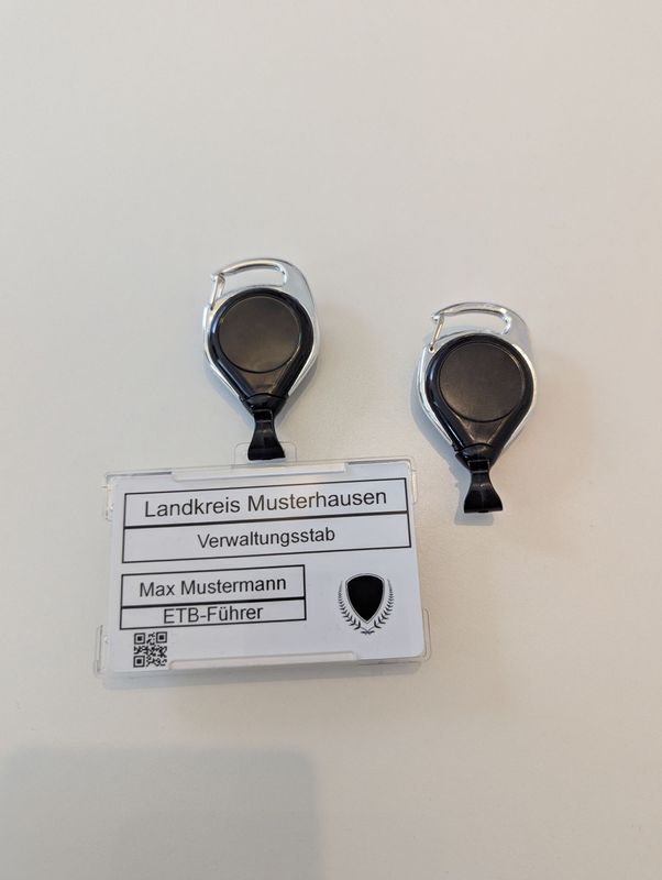 AUSWEISJOJOS MIT NO-TWIST HAKEN (Drehschutz) - schwarz