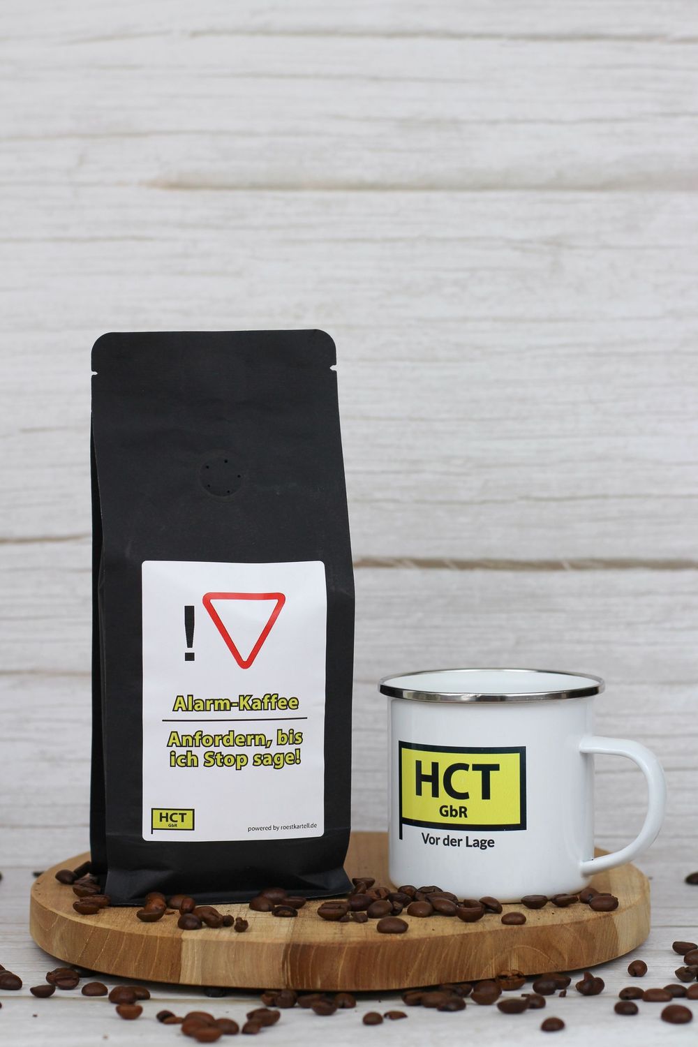 3er Set Kaffee mit HCT-Kaffeetasse