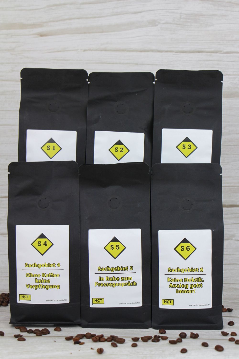 6er Set Kaffee mit HCT Kaffeetasse