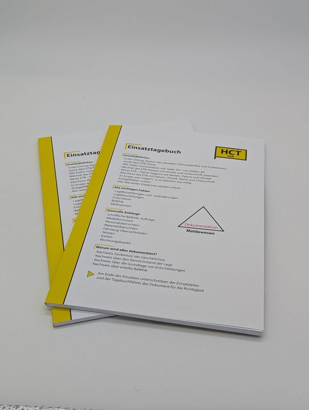Einsatztagebuchblock, 50 Seiten A4 Einsatztagebuchblock, 50 Seiten A4