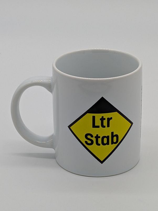 Leiter Stab Keramiktasse