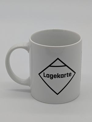 Lagekarte Keramiktasse Lagekarte Keramiktasse