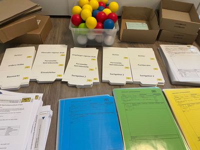 Trainingsset 4fach-Nachrichtenvordruck 2.0