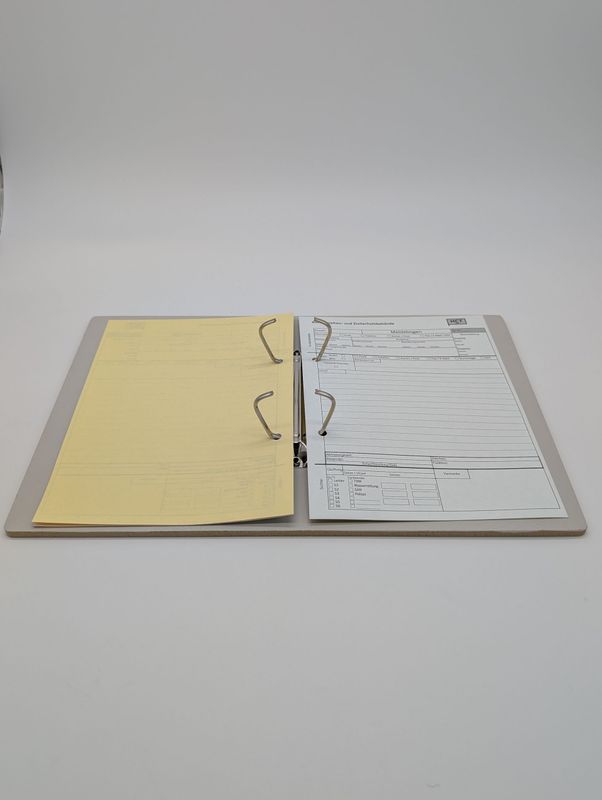 Ablagesystem Nachrichtenvordruck