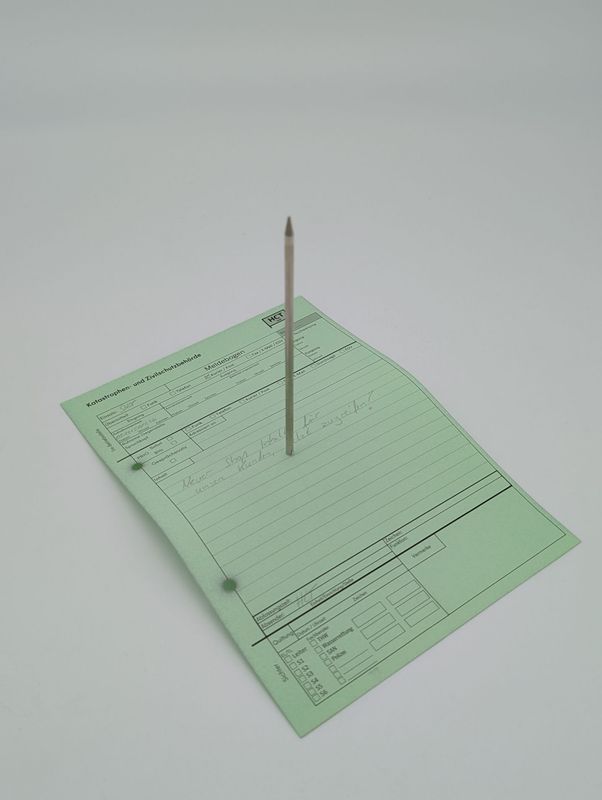 8 Zettelspießer für 4fach-Vordruck