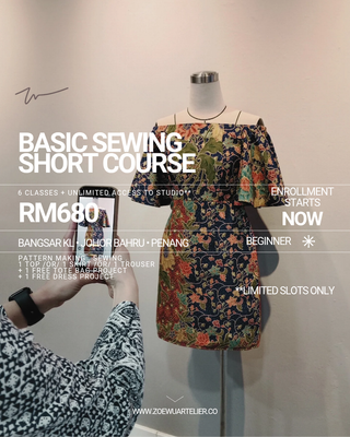 Penang - Women&#39;s Wear Basic Sewing Course for Beginners