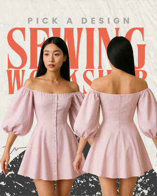 Bangsar | SewWhat? Worksop - Dress with Balloon Sleeves