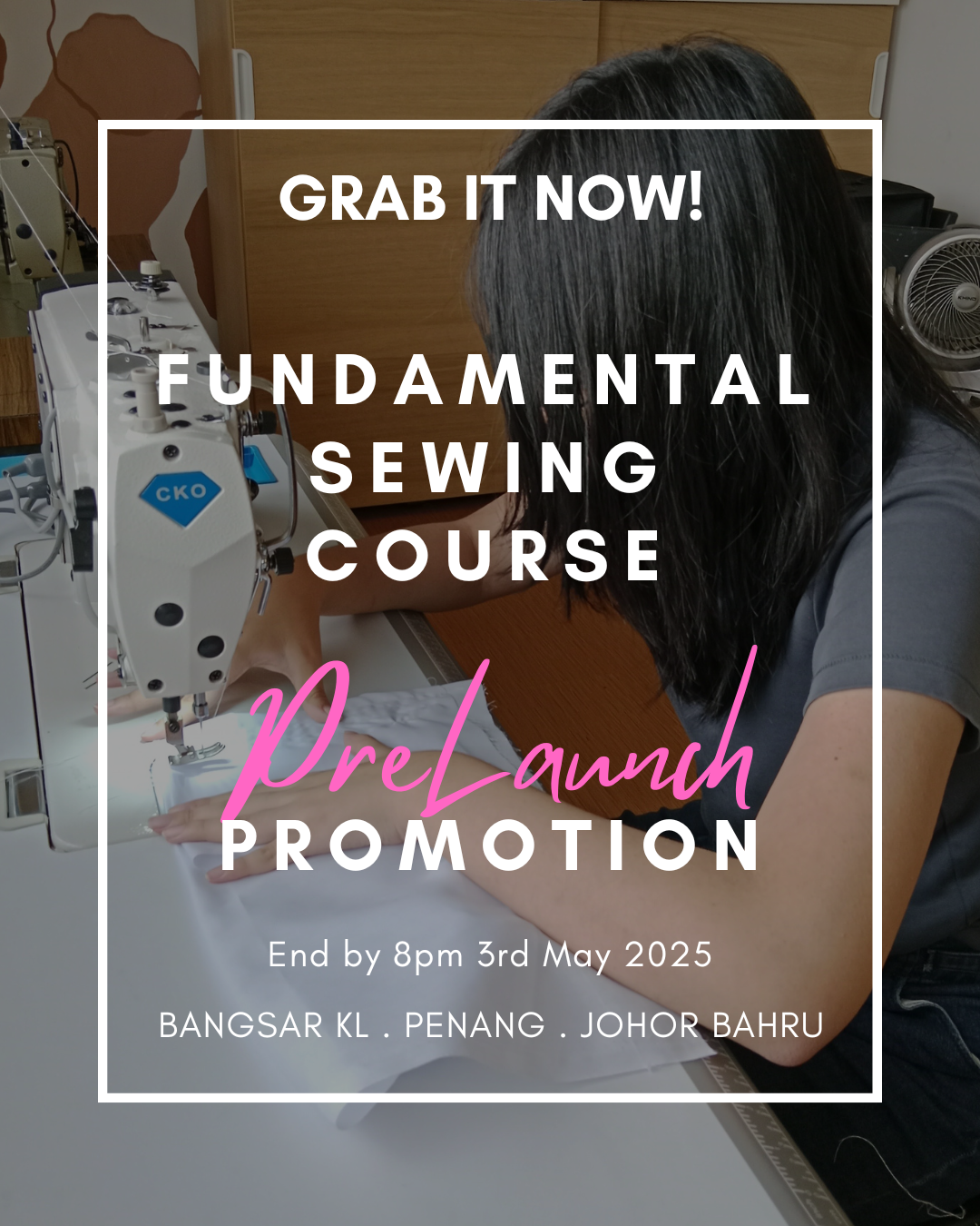 PreLaunch - JB - Fundamental Sewing Course