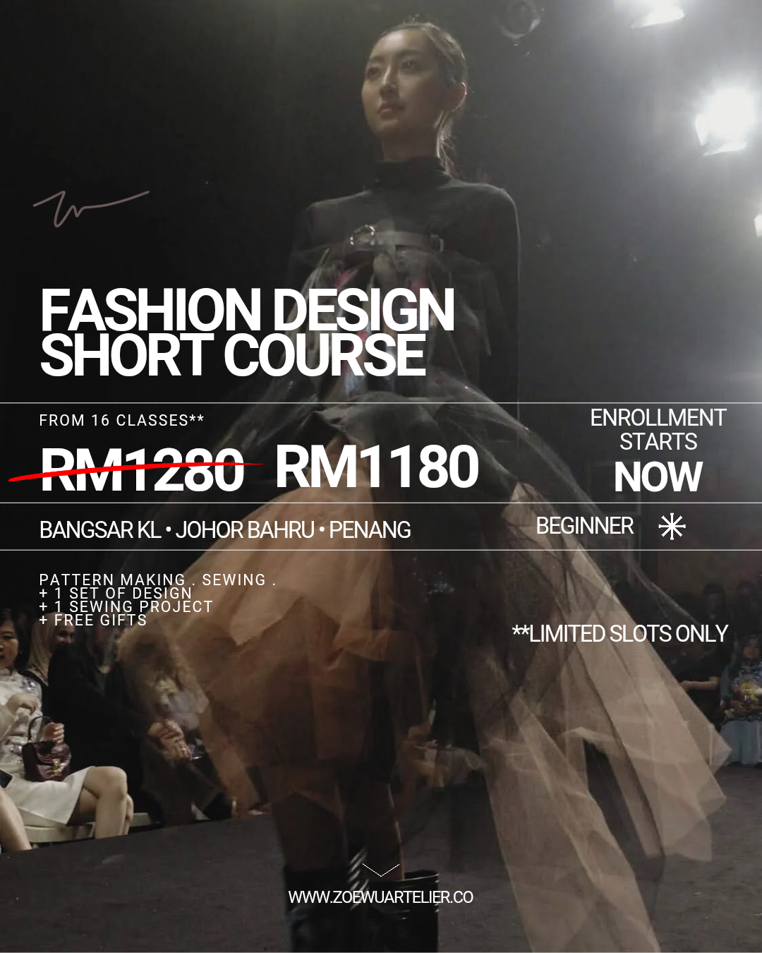 Johor Bahru - Fashion Design &amp; Basic Sewing Course for Beginners
