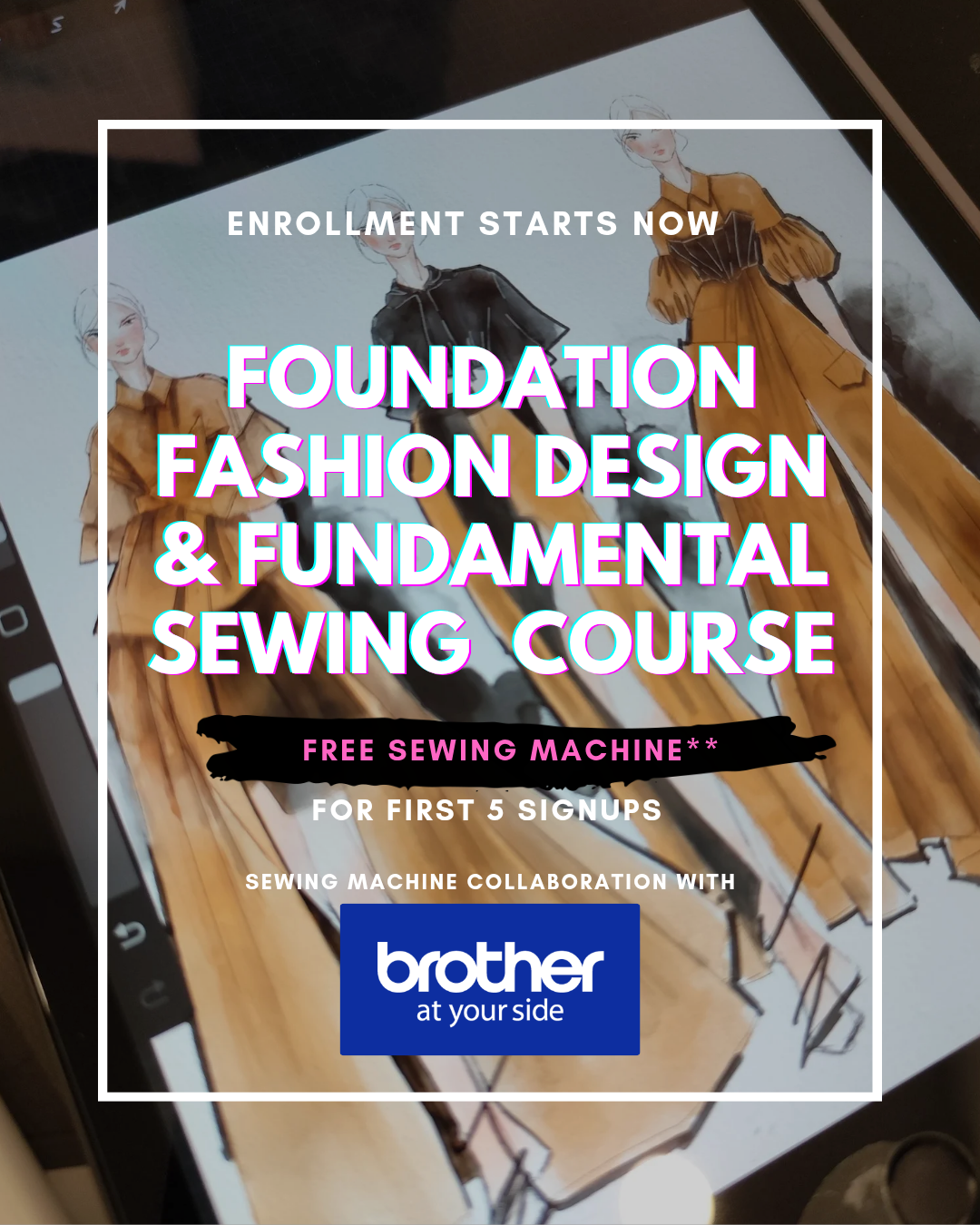 Johor Bahru - Foundation Fashion Design &amp; Fundamental Sewing Course