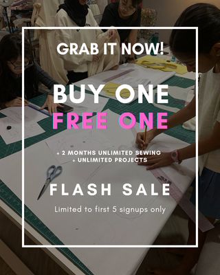 Johor Bahru - B1F1 - Fundamental Sewing Short Course