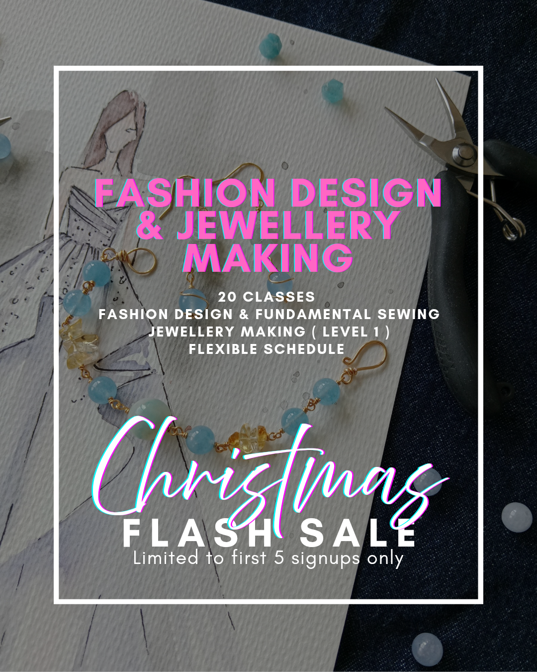 Bangsar KL - CHRISTMAS FLASH SALES | Fashion Design &amp; Fundamental Sewing Course 