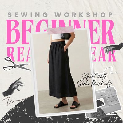  Bangsar KL | Sewing Worksop - Skirt with Side Pockets