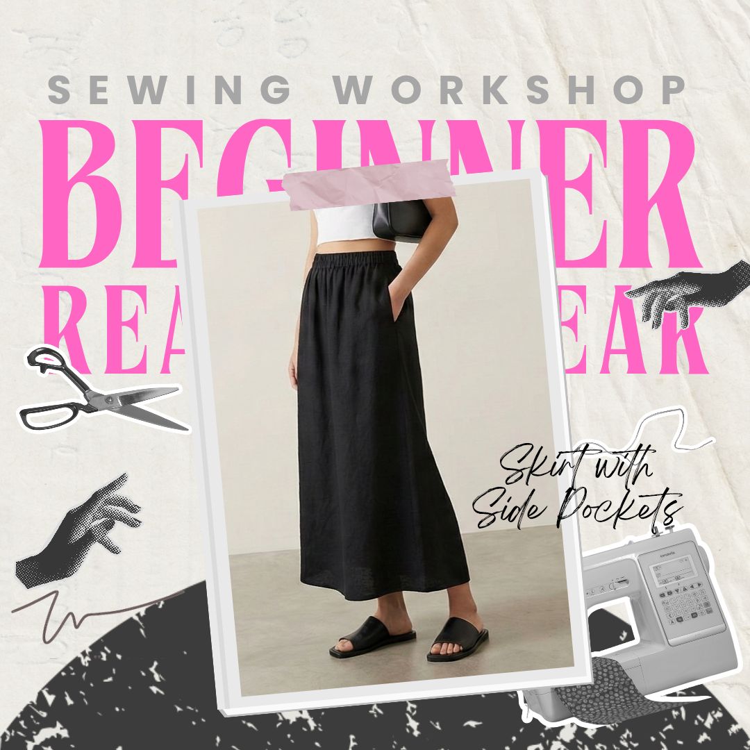  Bangsar KL | Sewing Worksop - Skirt with Side Pockets
