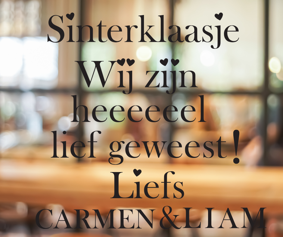 Raamsticker Lief