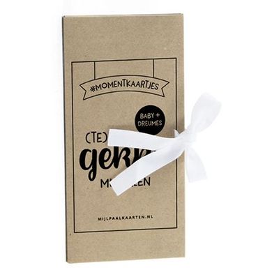 Baby + dreumes mijlpaalkaarten