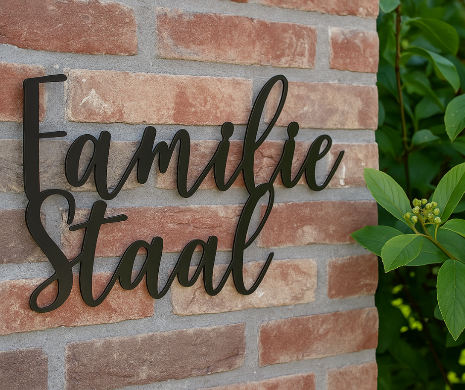 Zwart naambord 15