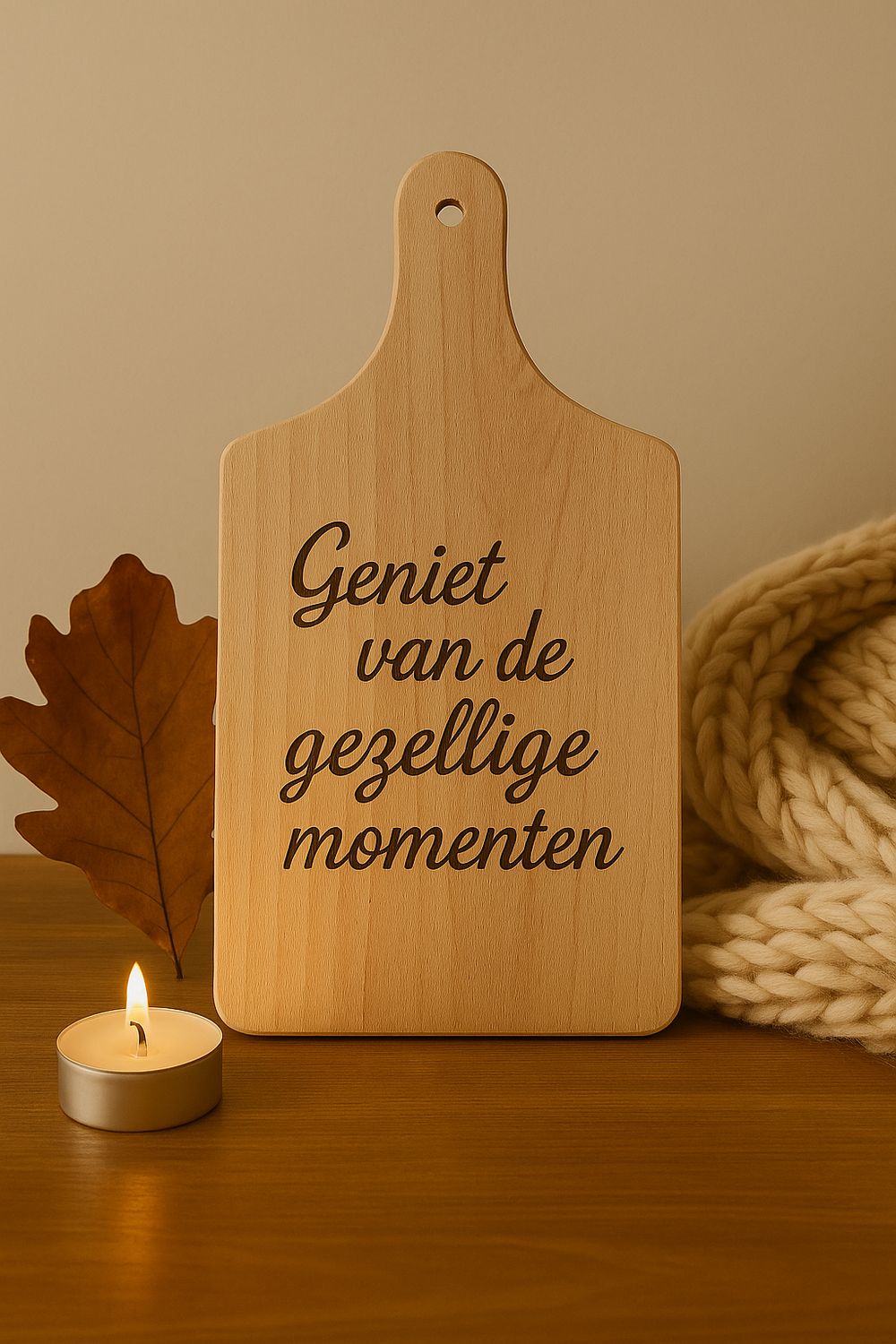 Borrelplank Geniet!