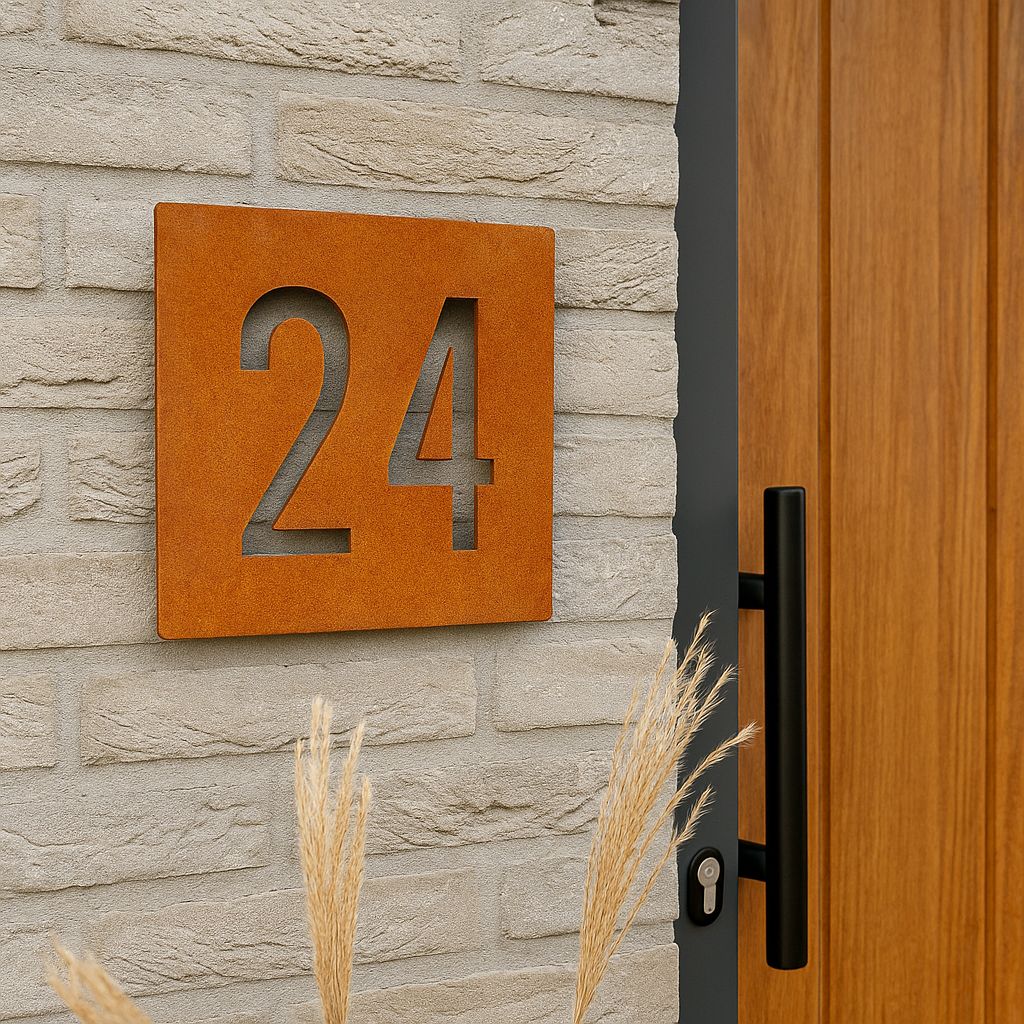 Vierkant design voor een moderne gevel