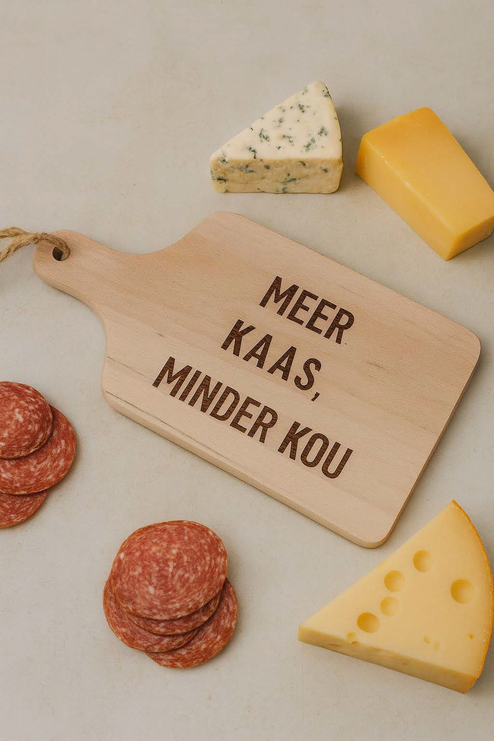 Borrelplank – Meer kaas, minder kou