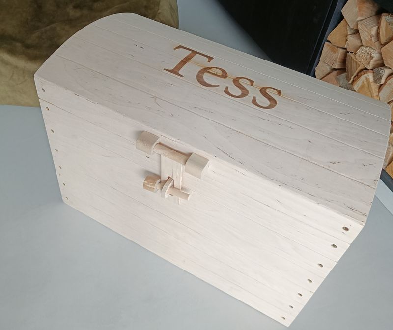 Herinnerings kist met naam Herinnerings kist met naam