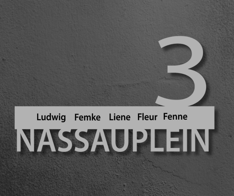 Rvs naambord gravering 01