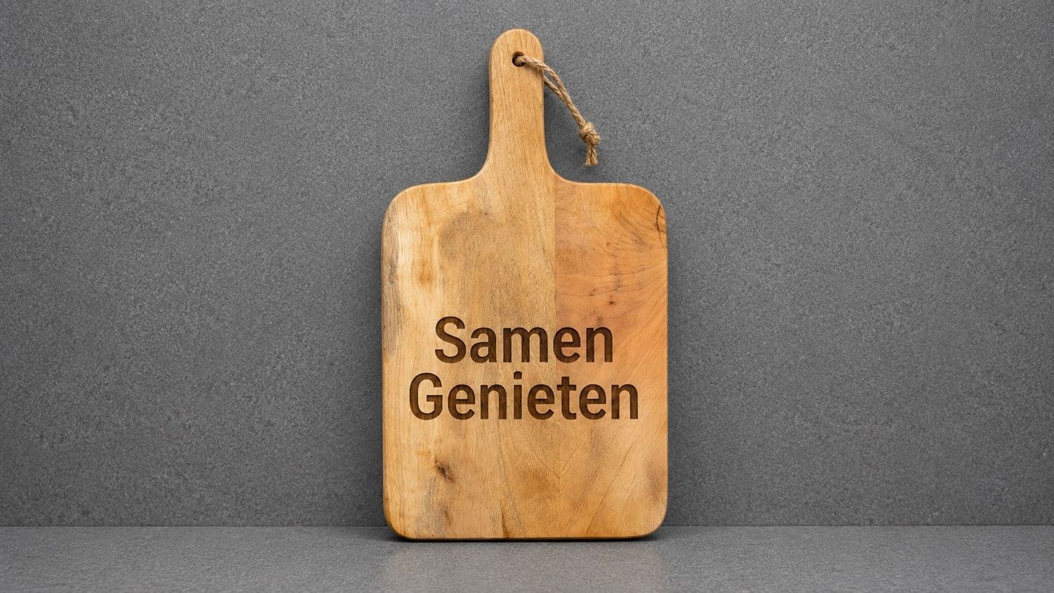 Borrelplank | Samen Genieten Houten borrelplank met gravering Samen Genieten