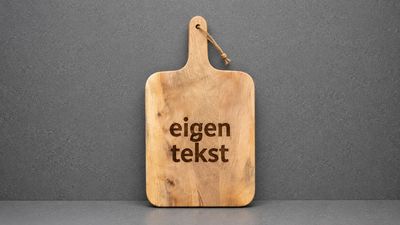 Borrelplank met eigen tekst Houten borrelplank met eigen tekst en persoonlijke gravering