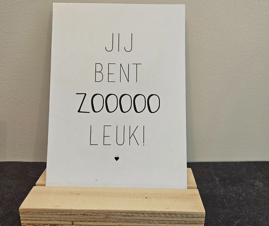 Wenskaart | Jij bent zooooo leuk Wenskaart | Jij bent zooooo leuk