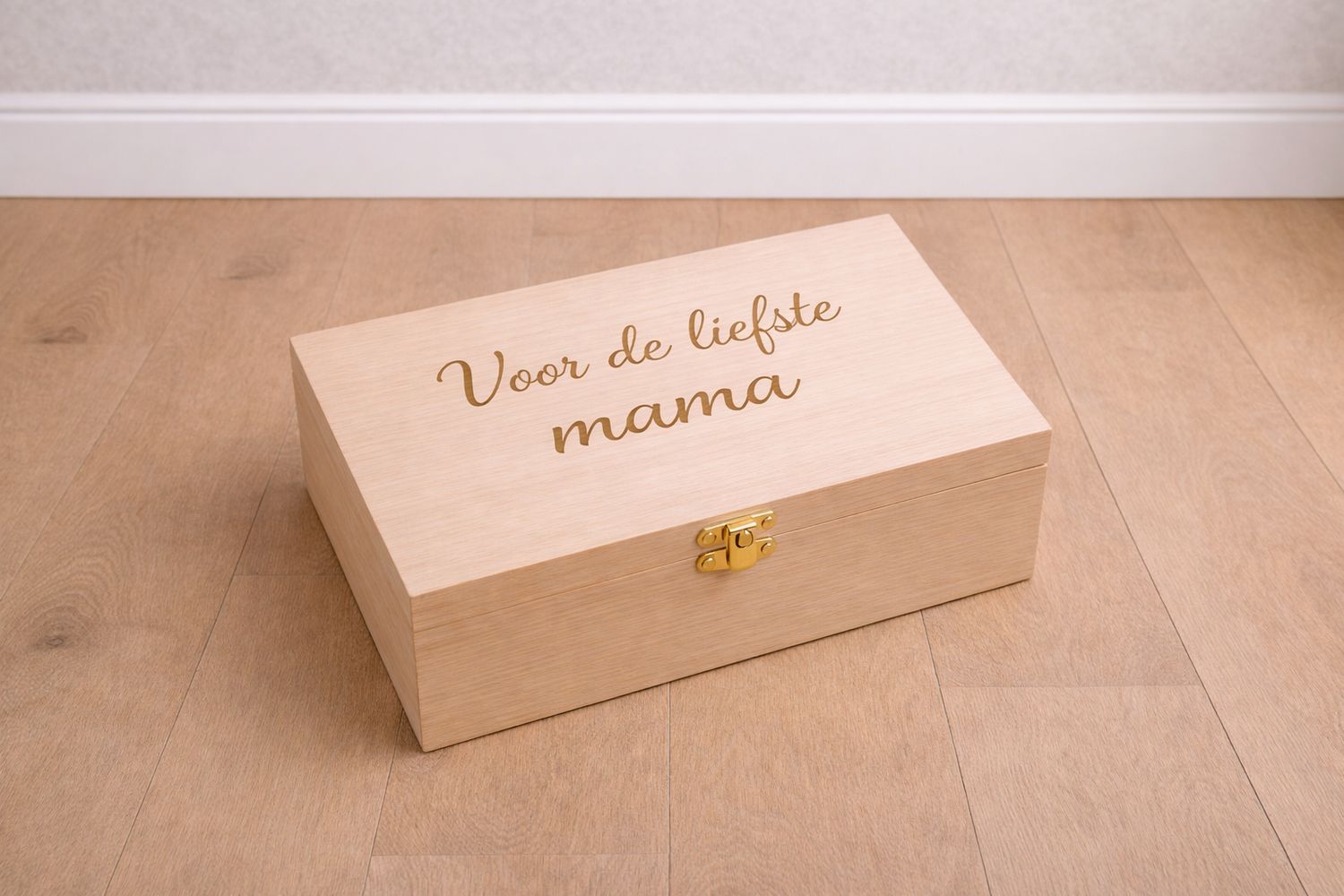 Houten theedoos Voor de liefste mama Houten theedoos Voor de liefste mama