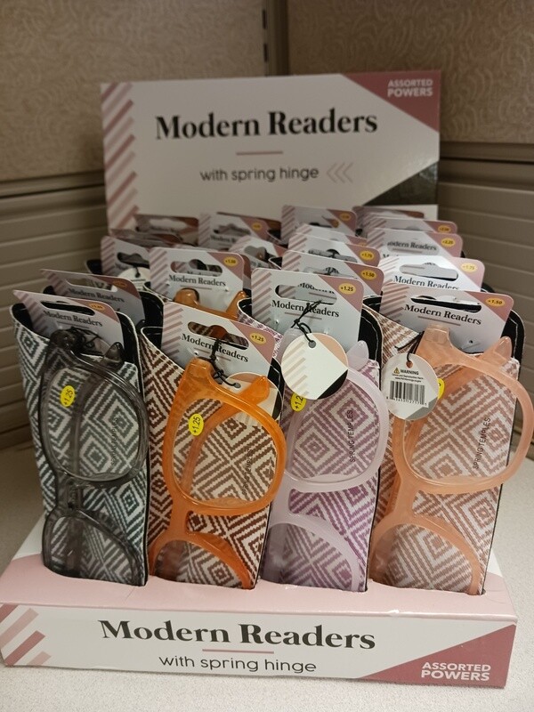 Modern Readers w/Spring Hinge