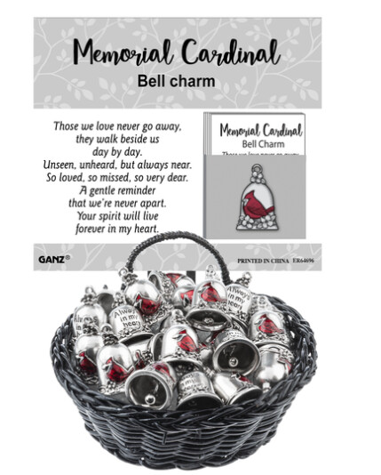 Cardinal Bell Charm
