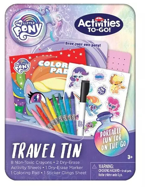 My Little Pony Activities To Go  Tin