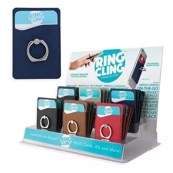 Ring Cling Cardholder for phone