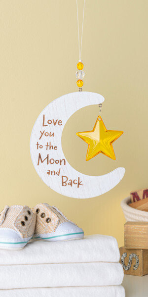 Love you to the Moon and Back Ornament (5.75")