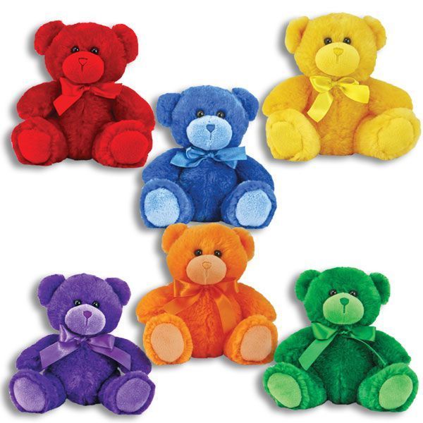 Bright Bear Plush Toy -   6.5 Inches