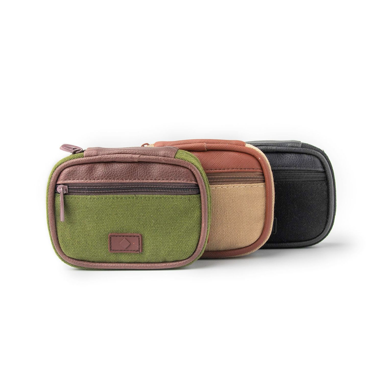 Men&#39;s Pill Case  (8-compartment), Color: Tan