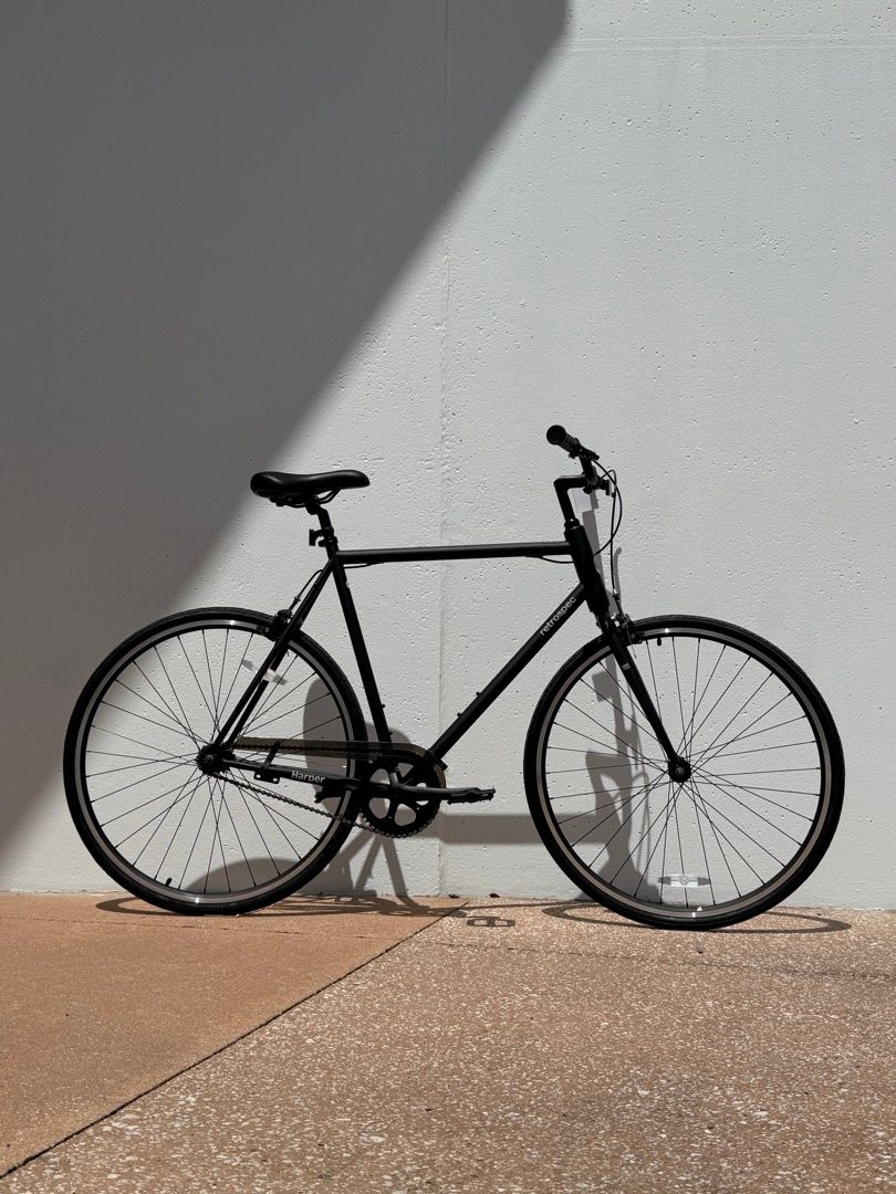 Retrospec Harper Fixie Bike - Single Speed Matte Black / XL: 60cm