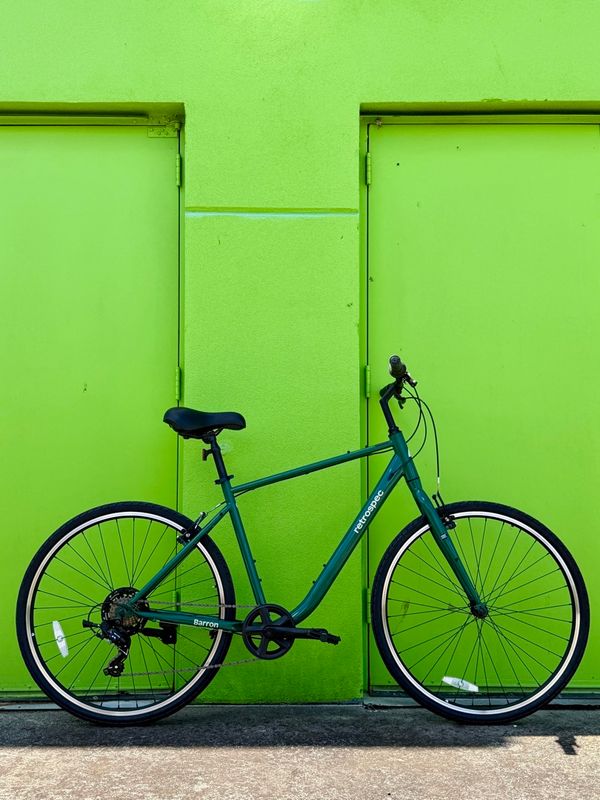 Retrospec Barron Comfort Hybrid Bike - 7 Speed Sycamore / M: 18in